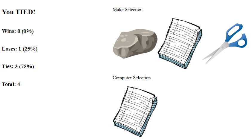 Rocks Paper Scissors